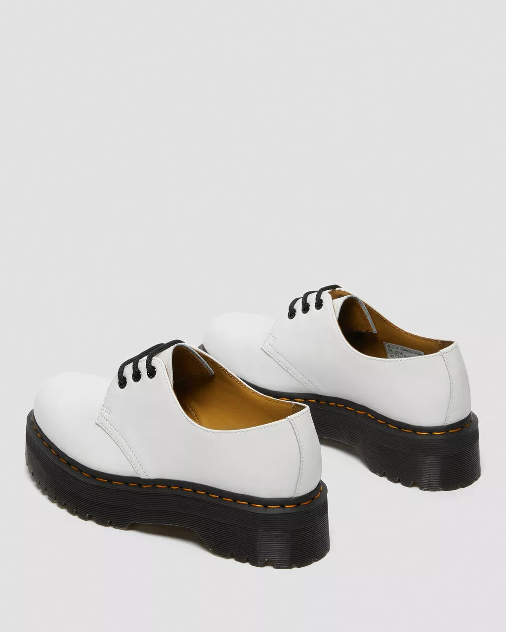 DR. MARTENS - Chaussures à lacets 1461 QUAD - Blanc