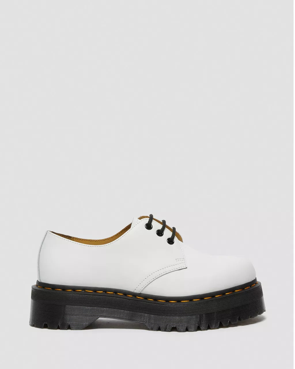 DR. MARTENS - Chaussures à lacets 1461 QUAD - Blanc