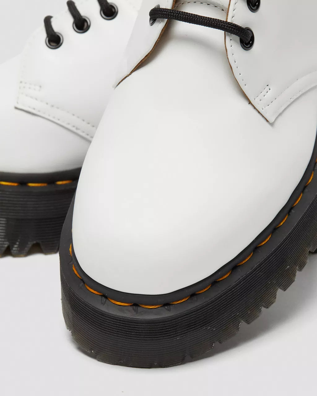 DR. MARTENS - Chaussures à lacets 1461 QUAD - Blanc