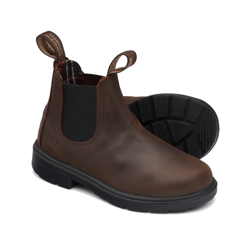 BLUNDSTONE - Boots 1468 ANTIQUE - Enfant - Antique brown