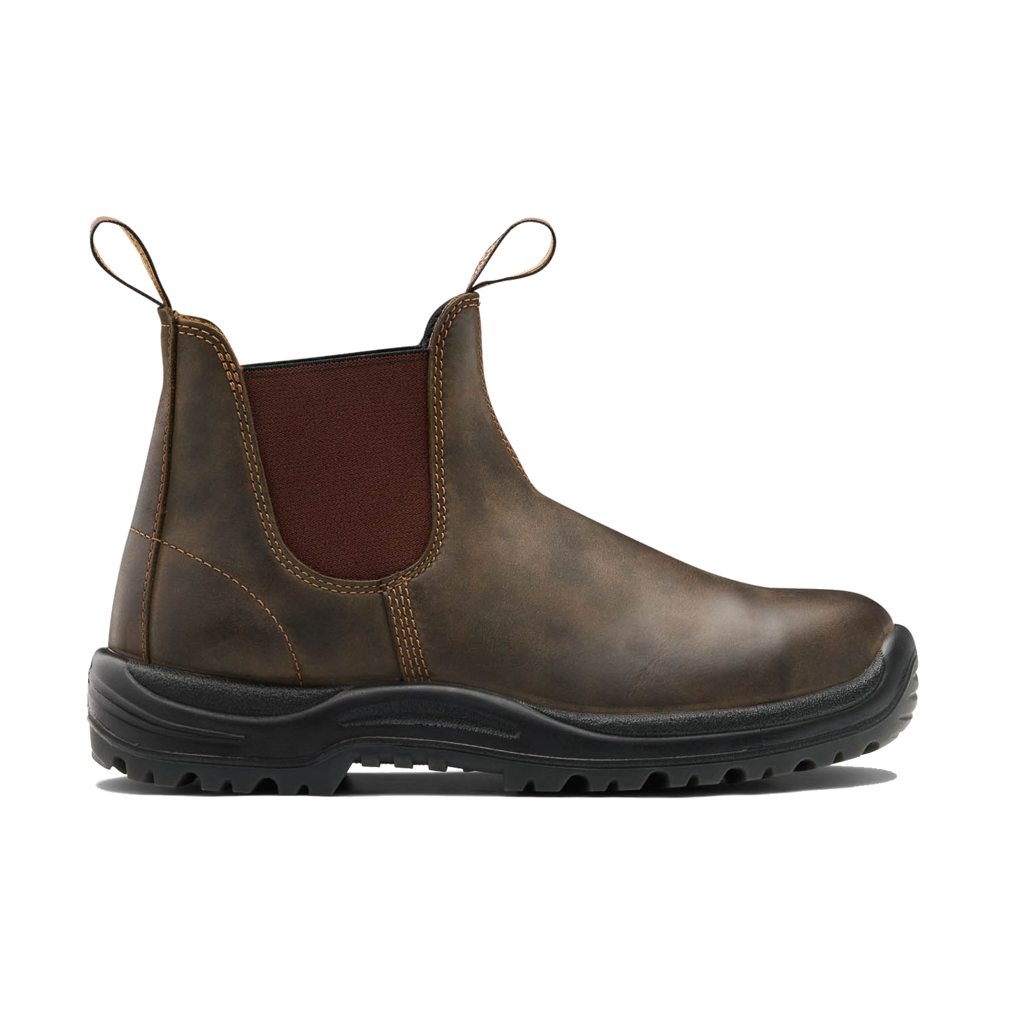 BLUNDSTONE - Boots de sécurité Chelsea 196 - Marron rustique