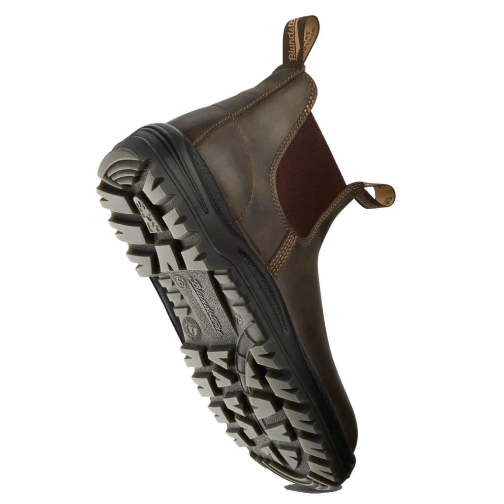 BLUNDSTONE - Boots de sécurité Chelsea 196 - Marron rustique