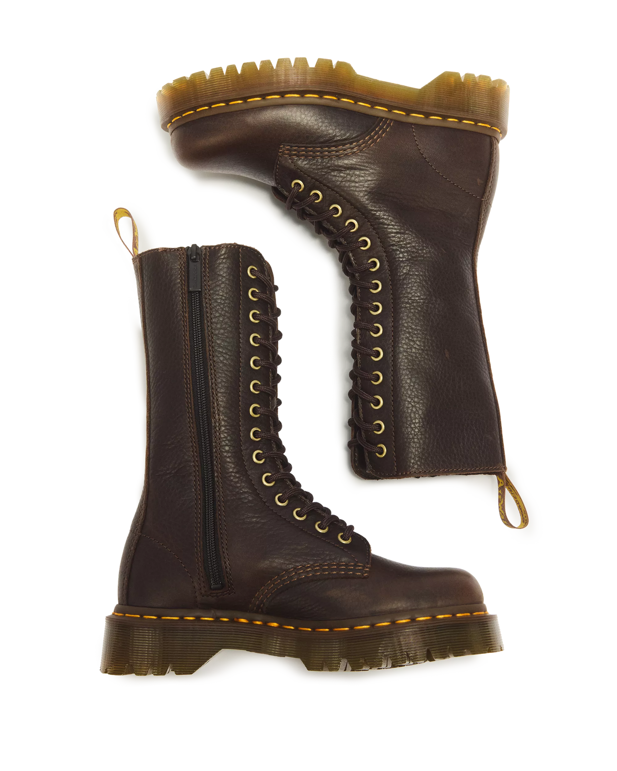 DR. MARTENS - Bottes 1B99 BEX - Cuir - Dark Brown