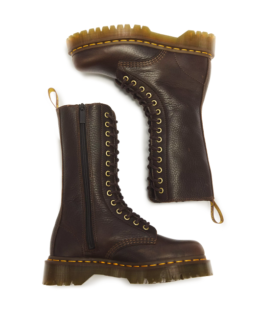 DR. MARTENS - Bottes 1B99 BEX - Cuir - Dark Brown