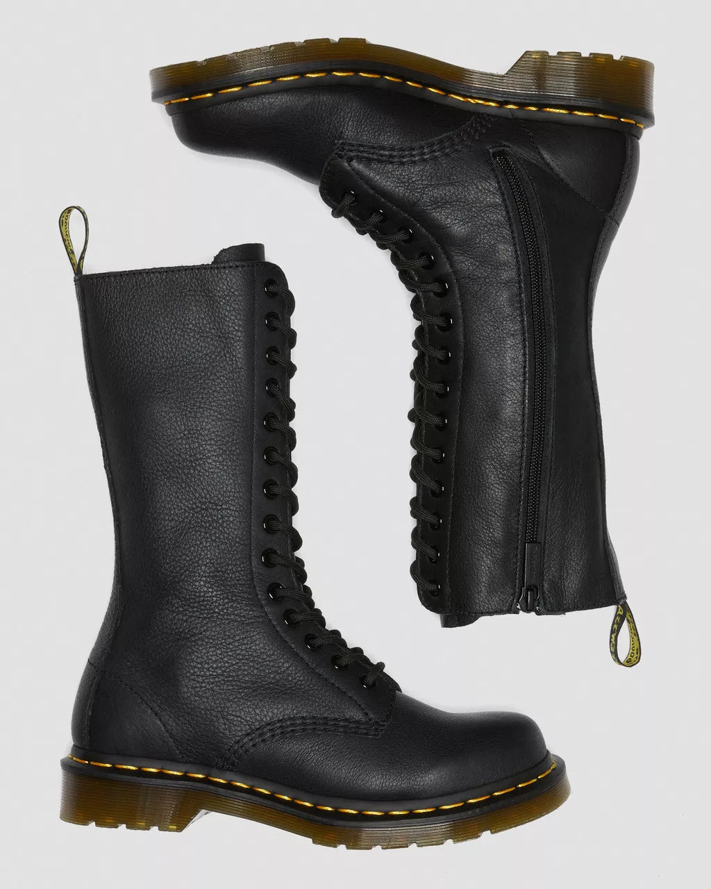 DR. MARTENS - Bottes 1B99 VIRGINIA - Cuir - Noir