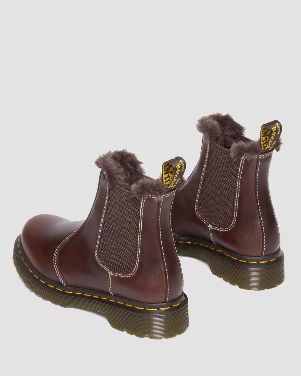 DR. MARTENS - Bottines fourrées 2976 LEONORE - Dark brown