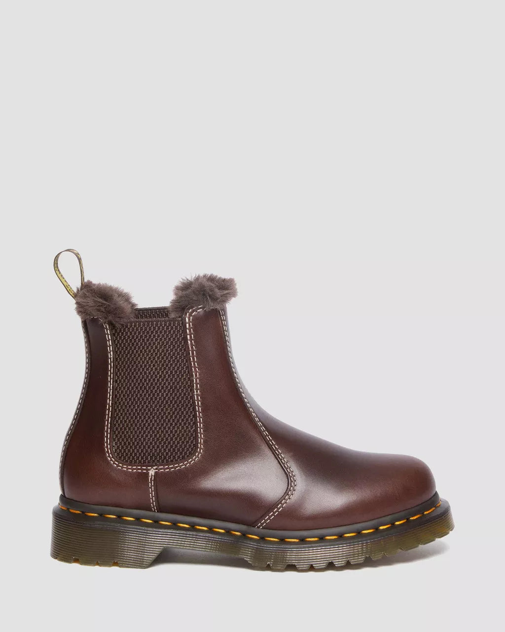 DR. MARTENS - Bottines fourrées 2976 LEONORE - Dark brown