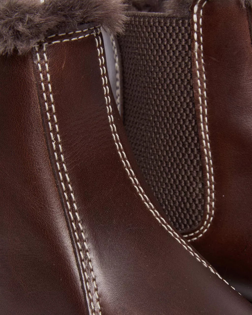 DR. MARTENS - Bottines fourrées 2976 LEONORE - Dark brown