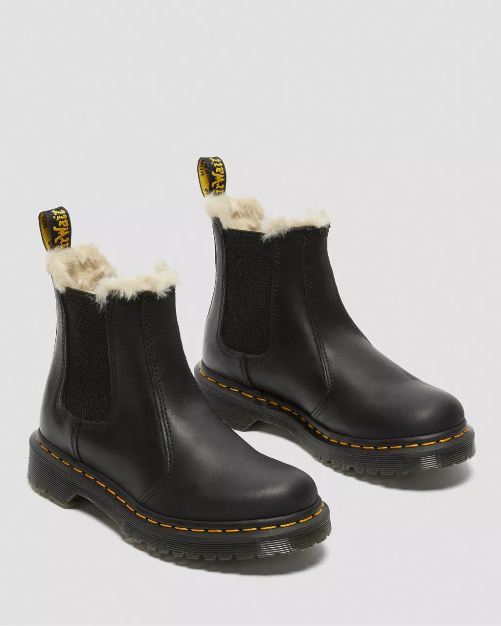 DR. MARTENS - Bottines fourrées 2976 LEONORE - Noir