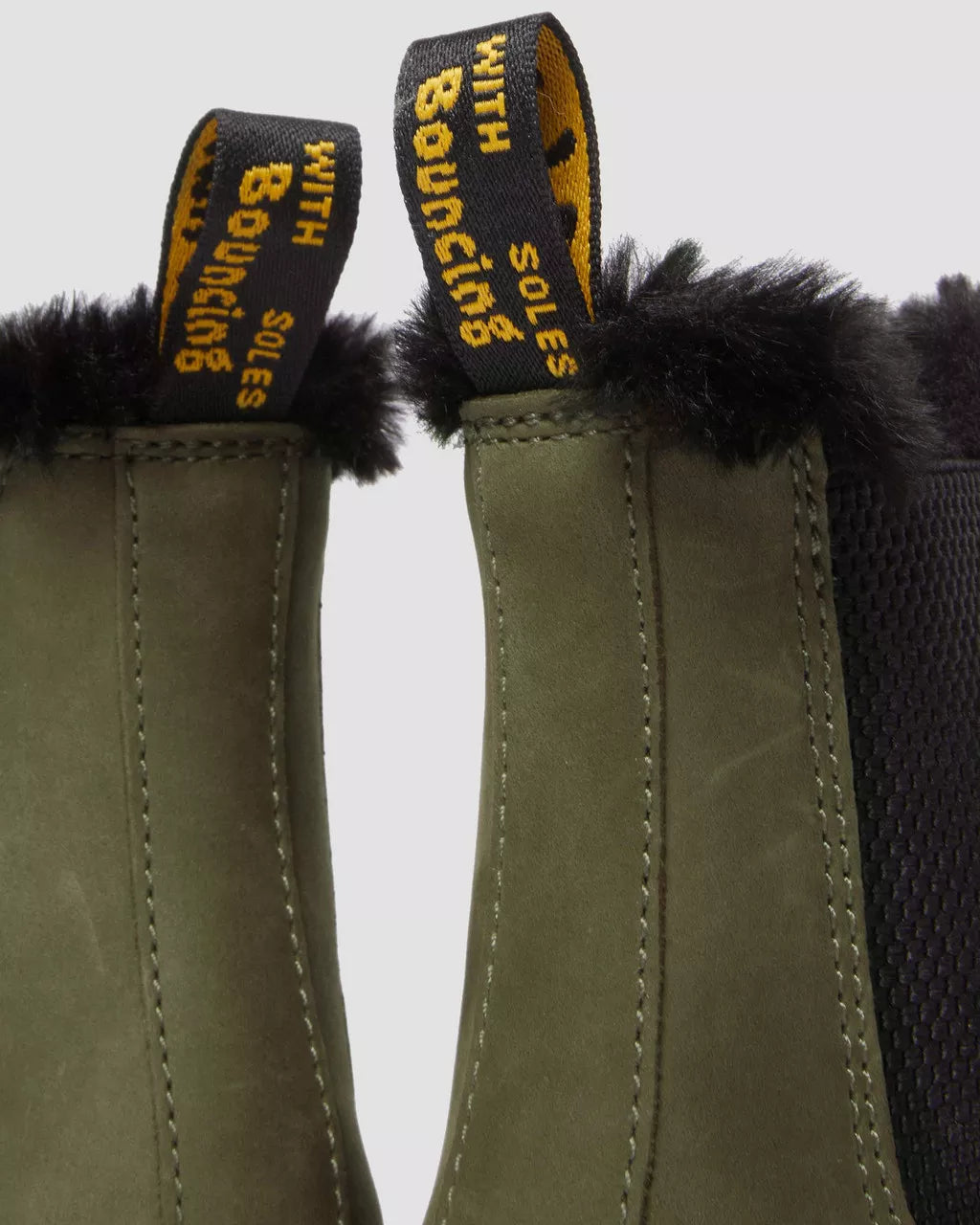 DR. MARTENS - Bottines fourées 2976 LEONORE - Olive