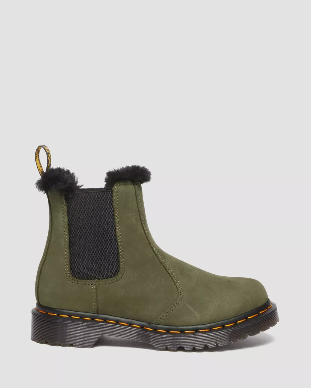 DR. MARTENS - Bottines fourées 2976 LEONORE - Olive