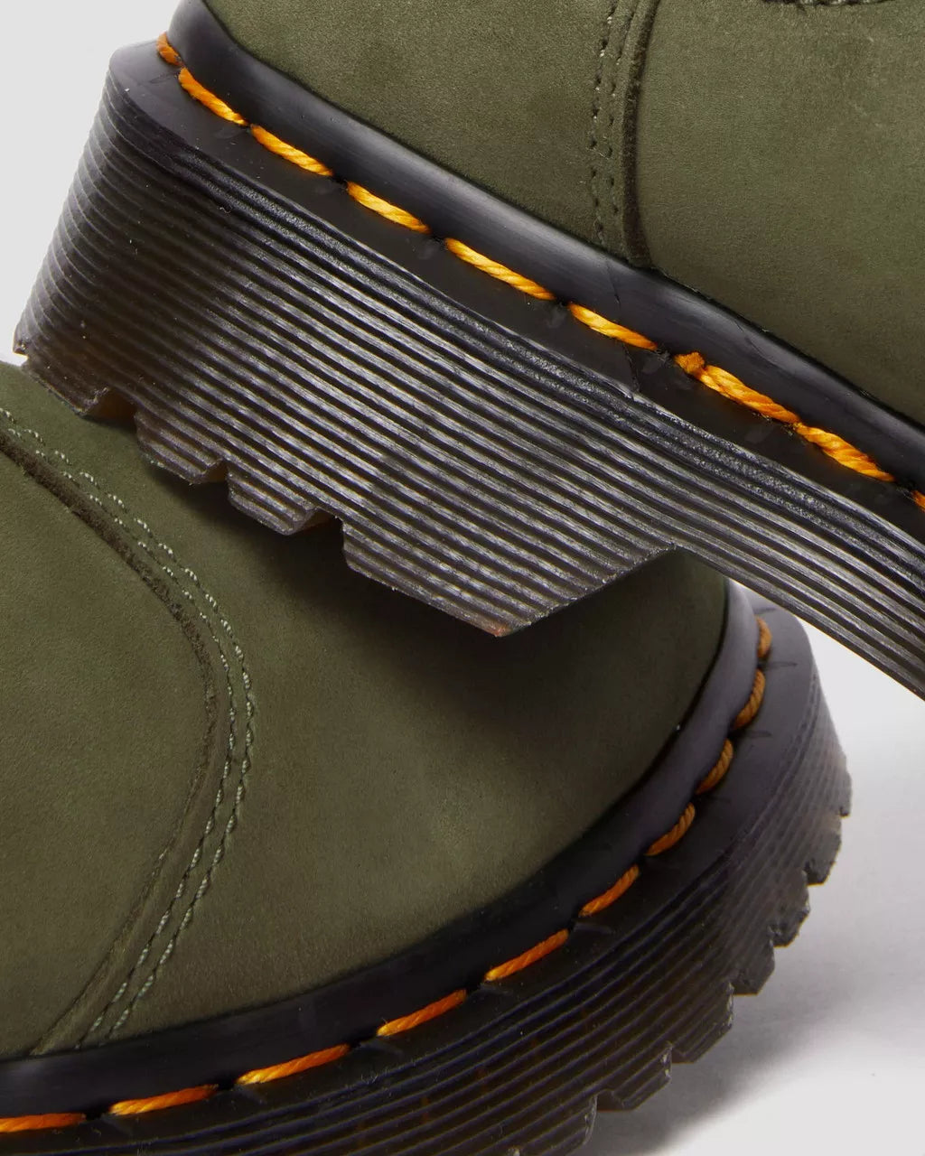 DR. MARTENS - Bottines fourées 2976 LEONORE - Olive