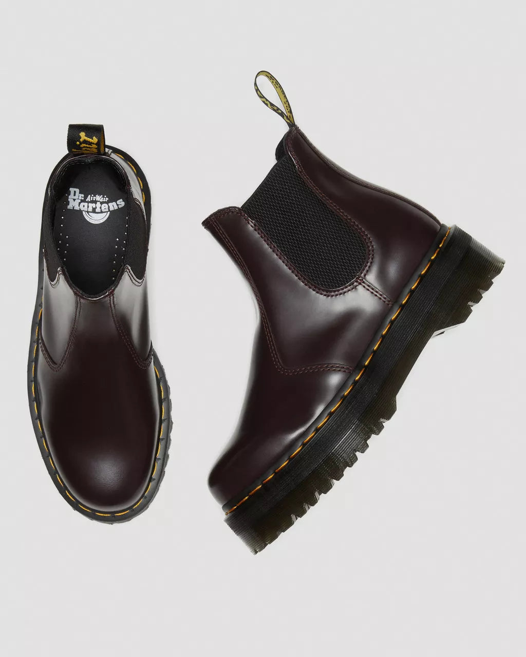 DR. MARTENS - Bottines 2976 Z QUAD - Bordeaux