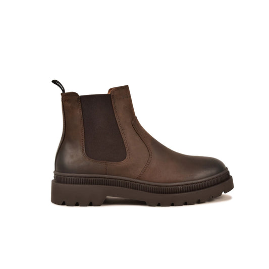 Pataugas VITUS chelsea boots cuir chocolat femme