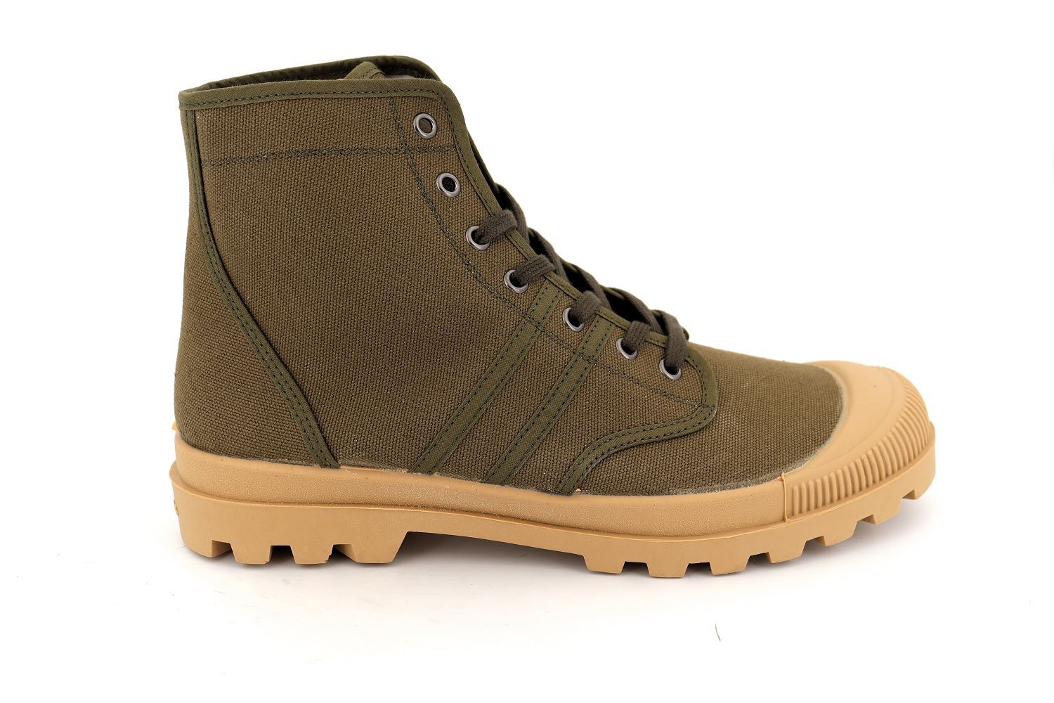 Pataugas Authentique basket montante vert militaire homme