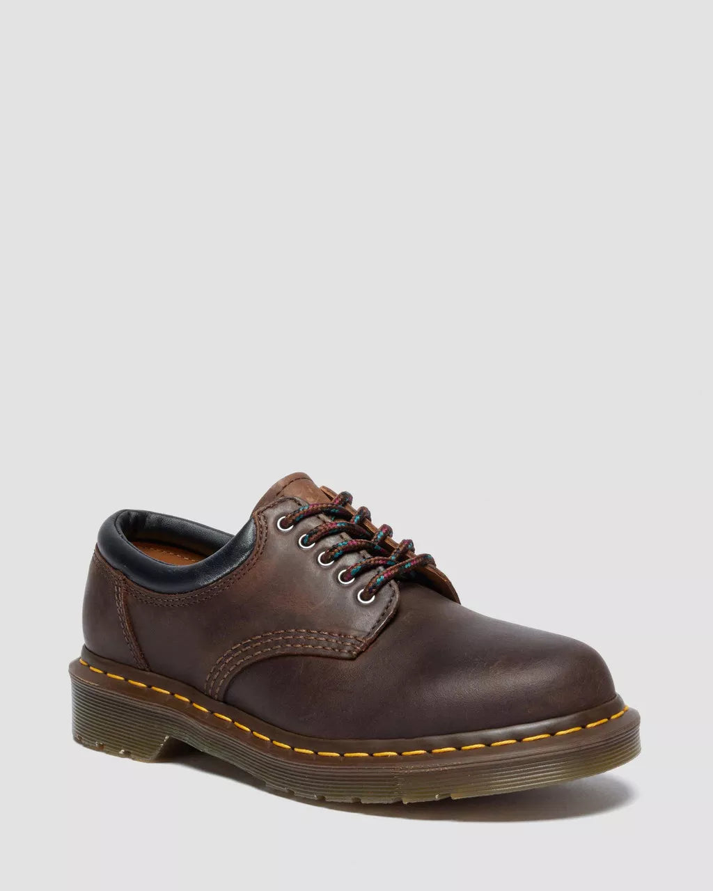 DR. MARTENS - Chaussures à lacets 8053 Z Gaucho Crazy Horse - Marron foncé