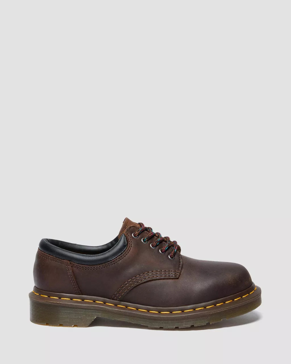 DR. MARTENS - Chaussures à lacets 8053 Z Gaucho Crazy Horse - Marron foncé