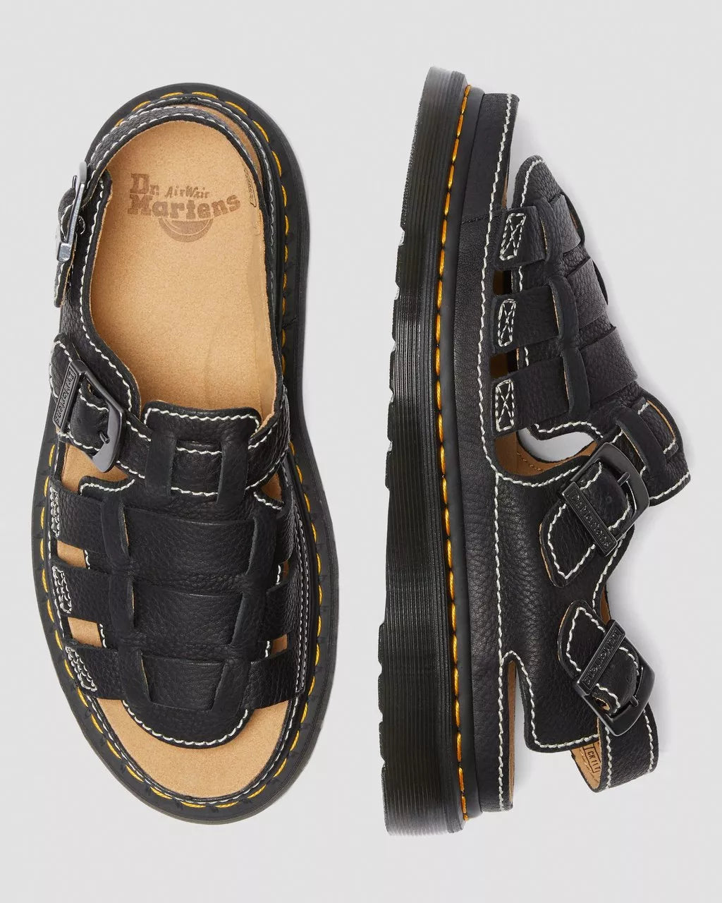DR. MARTENS - Sandales de pêcheur 8092 ARC - Noir