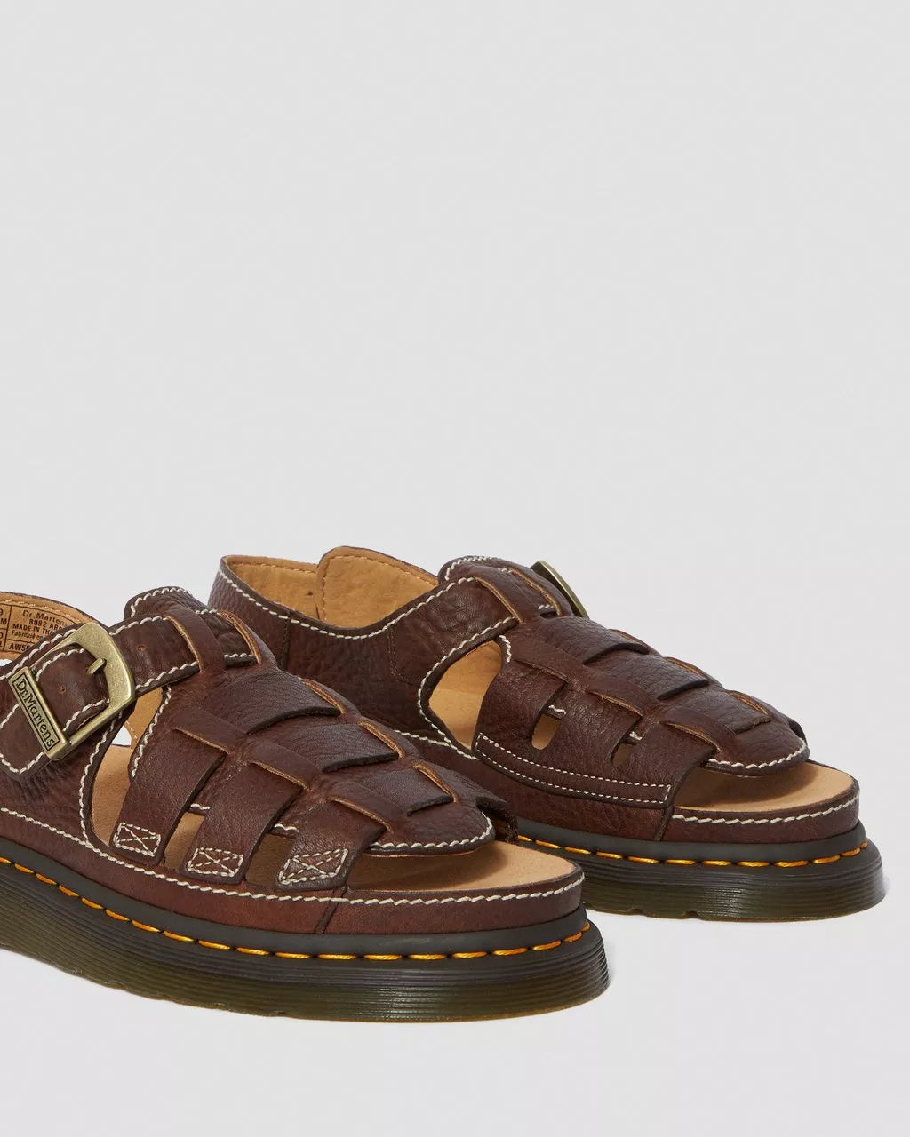 DR. MARTENS - Sandales de pêcheur 8092 ARC - Marron
