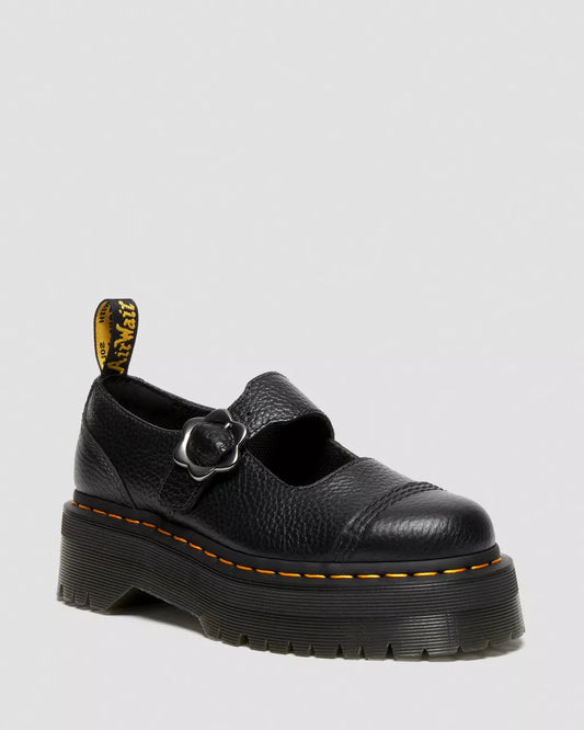DR. MARTENS - Babies ADDINA FLOWER - Noir