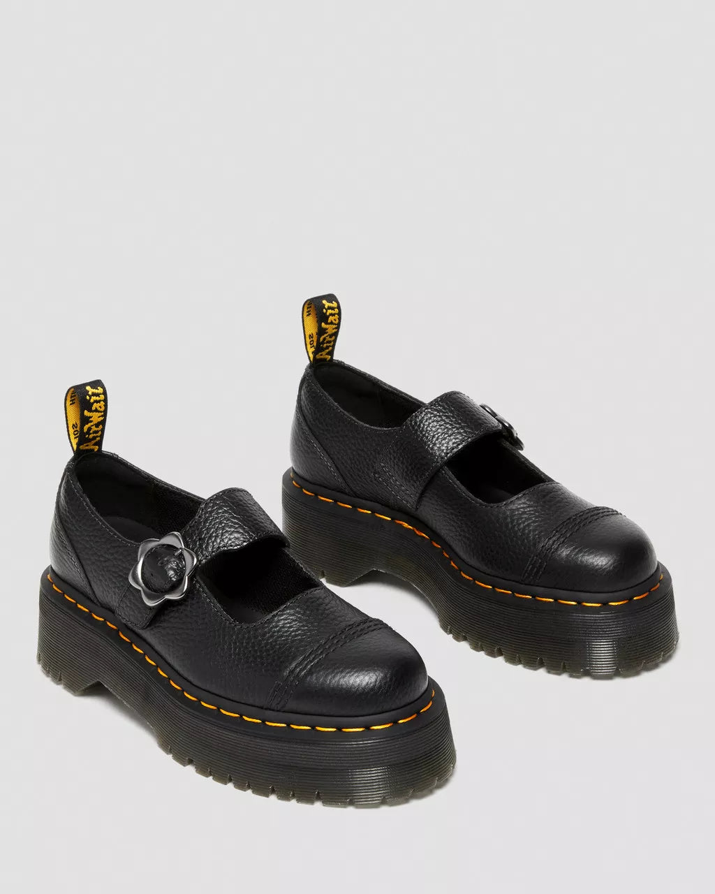 DR. MARTENS - Babies ADDINA FLOWER - Noir