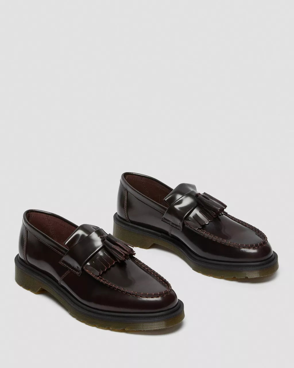 DR. MARTENS - Mocassins ADRIAN ARCADIA - Rouge cerise