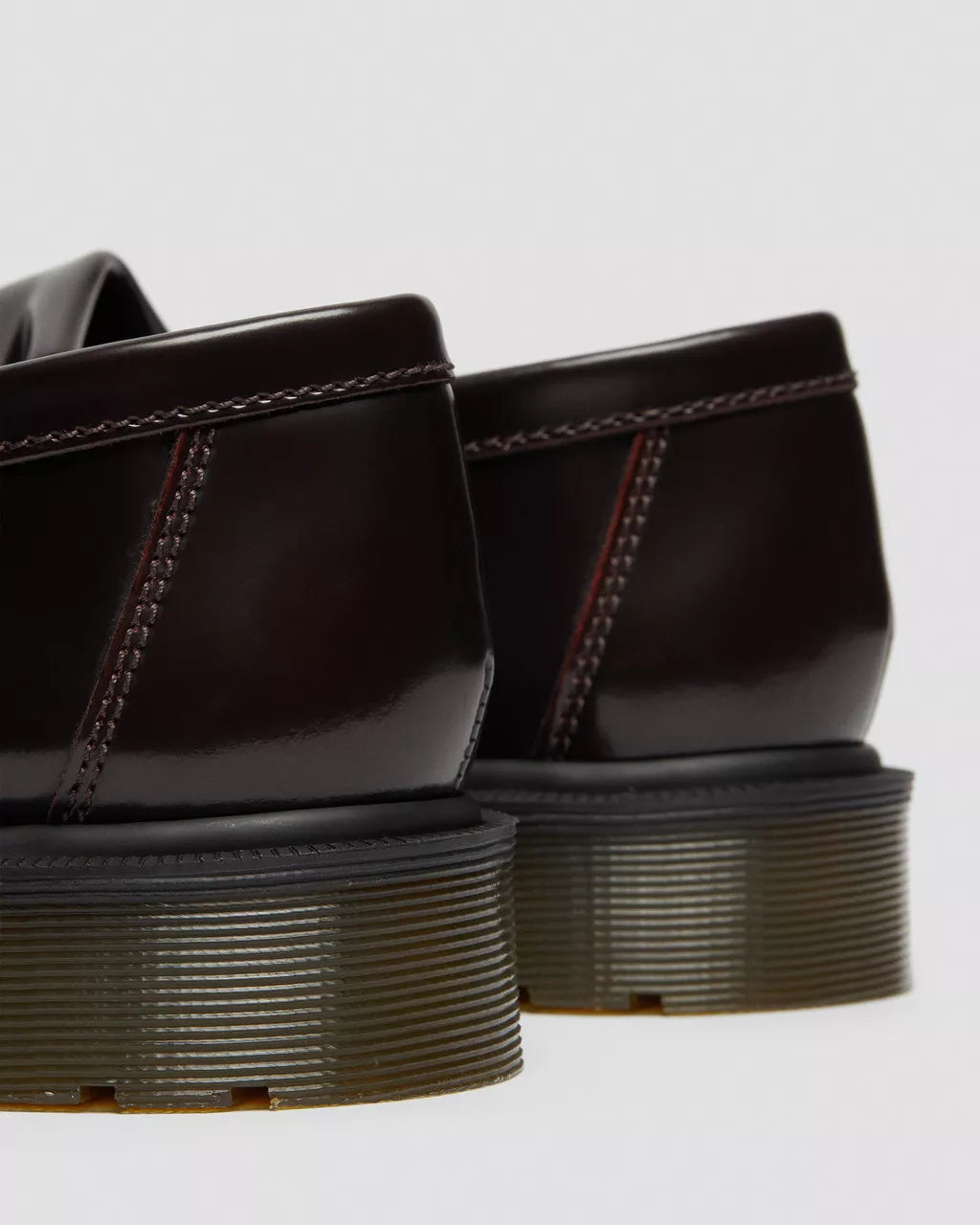 DR. MARTENS - Mocassins ADRIAN ARCADIA - Rouge cerise