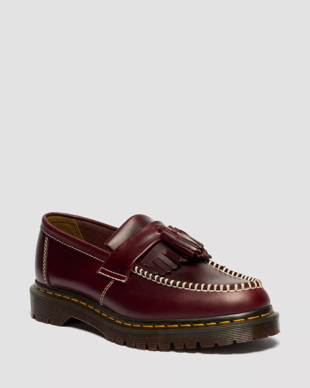 DR. MARTENS - Mocassins ADRIAN BEN - Rouge cerise