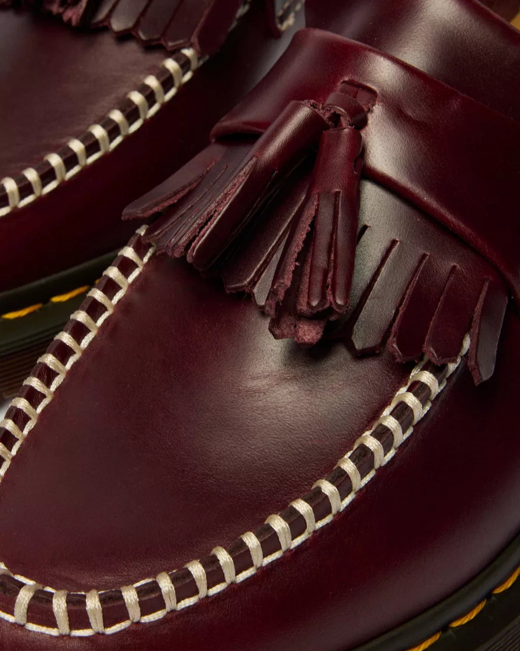 DR. MARTENS - Mocassins ADRIAN BEN - Rouge cerise