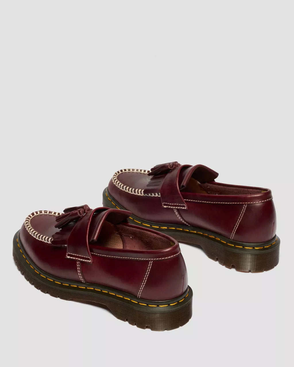 DR. MARTENS - Mocassins ADRIAN BEN - Rouge cerise