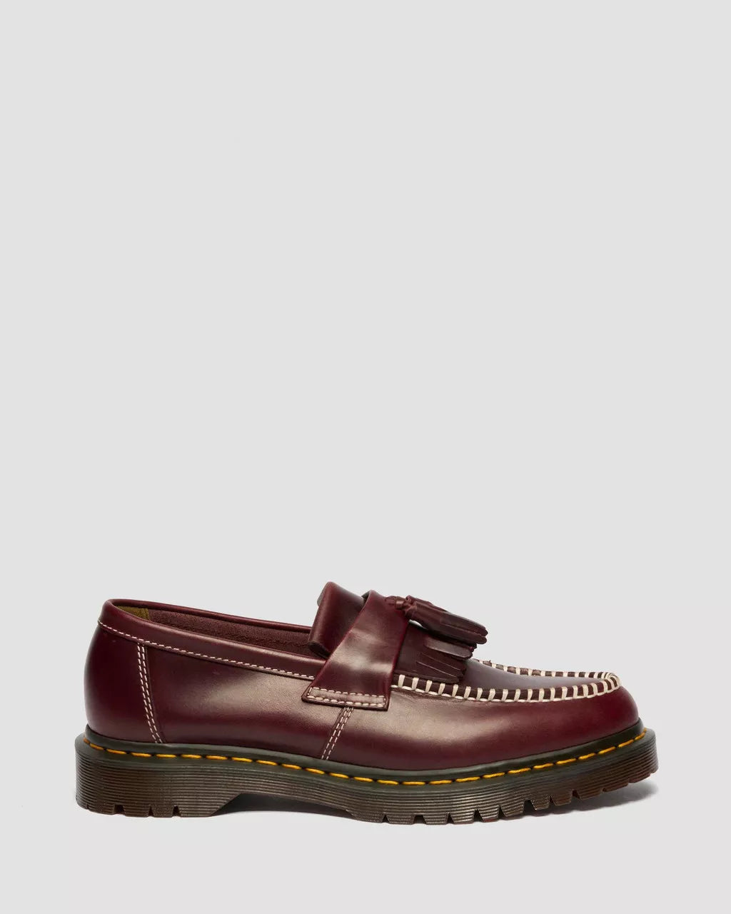 DR. MARTENS - Mocassins ADRIAN BEN - Rouge cerise