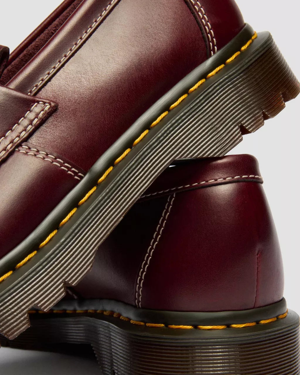 DR. MARTENS - Mocassins ADRIAN BEN - Rouge cerise