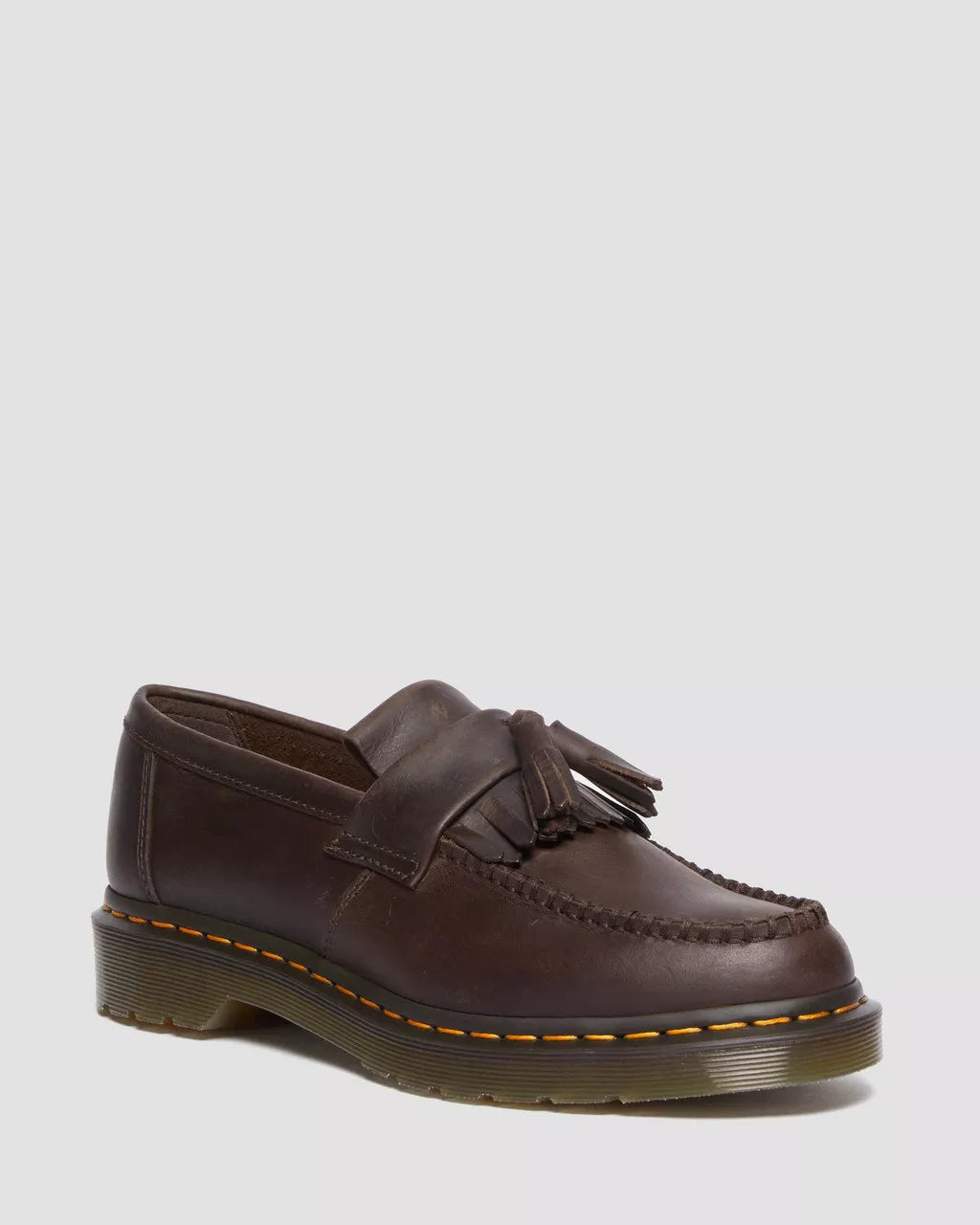 DR. MARTENS - Mocassins ADRIAN Gaucho Crazy Horse - Marron