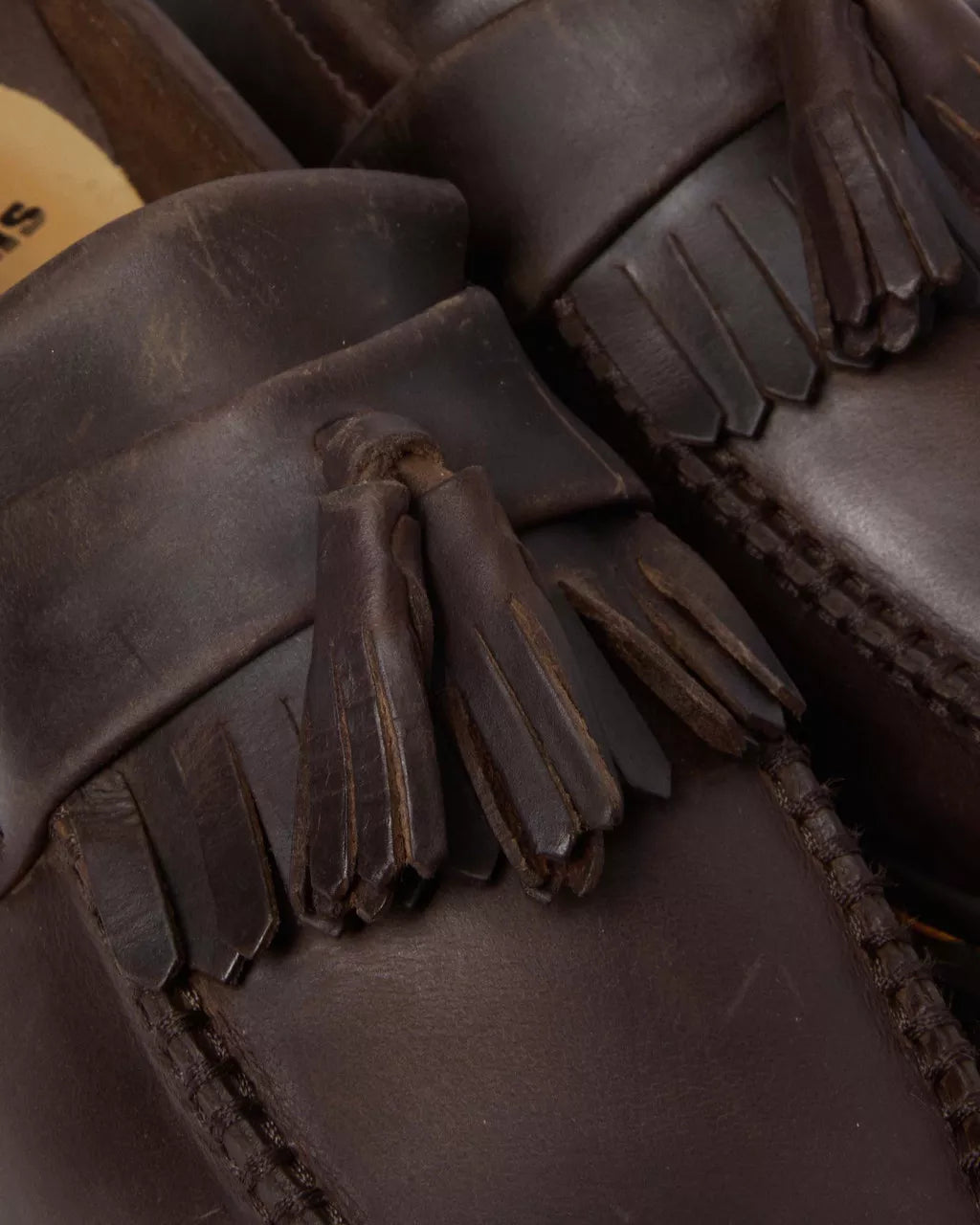 DR. MARTENS - Mocassins ADRIAN Gaucho Crazy Horse - Marron
