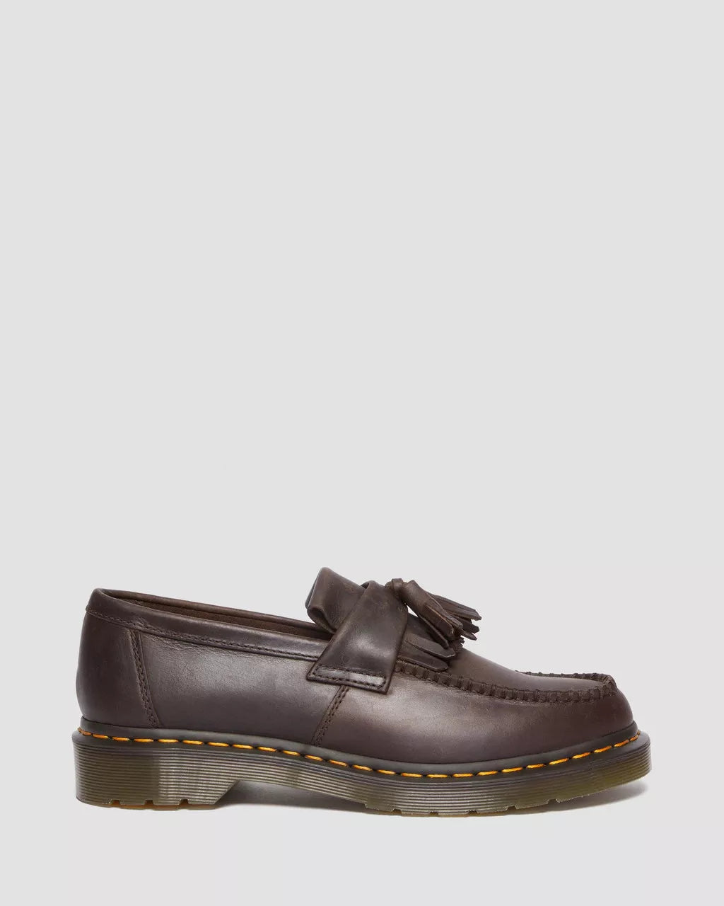 DR. MARTENS - Mocassins ADRIAN Gaucho Crazy Horse - Marron