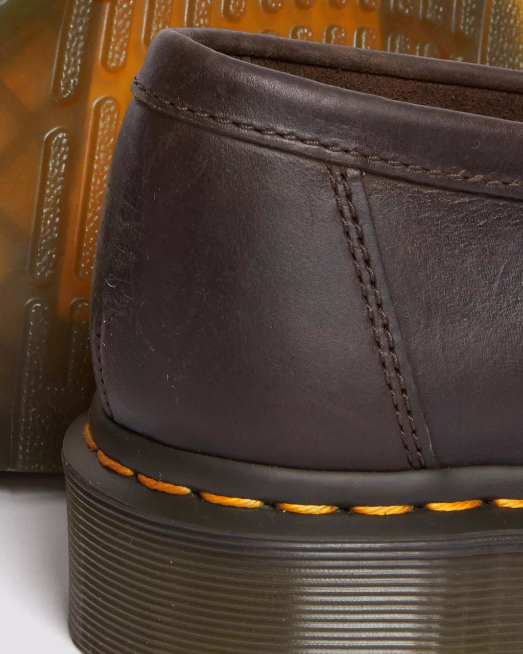 DR. MARTENS - Mocassins ADRIAN Gaucho Crazy Horse - Marron