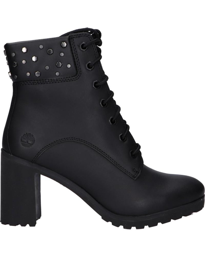 TIMBERLAND - Bottines à talons ALLINGTON - Cuir & clous - Noir
