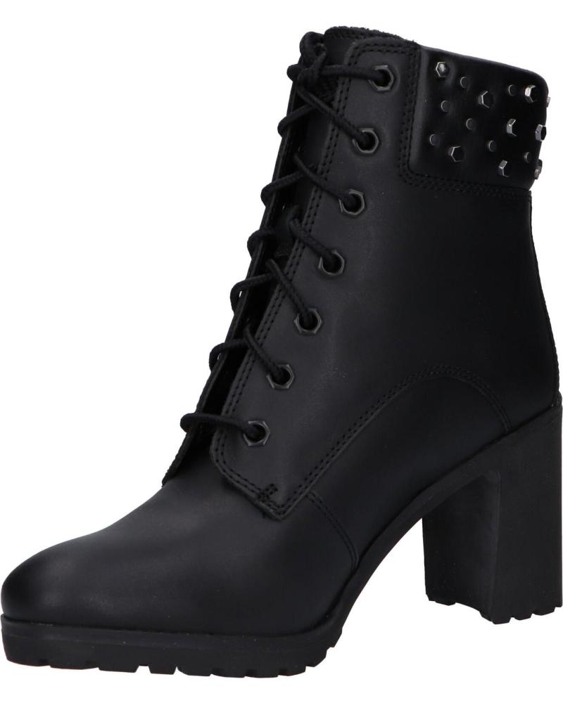 TIMBERLAND - Bottines à talons ALLINGTON - Cuir & clous - Noir
