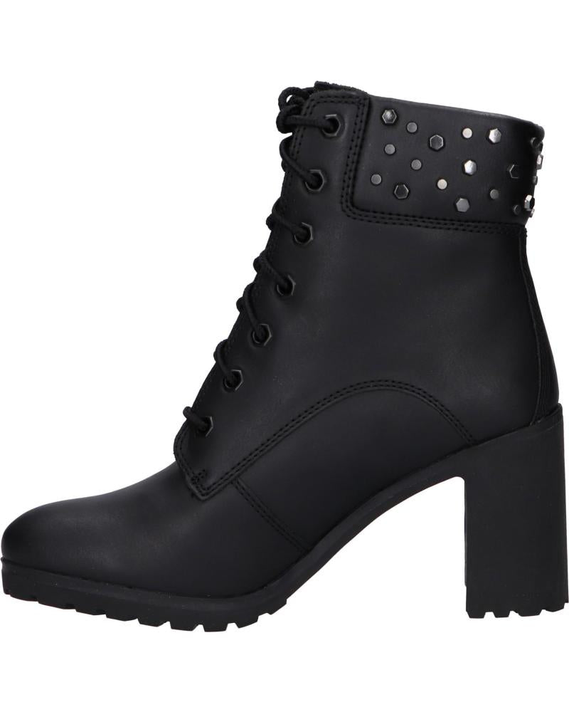 TIMBERLAND - Bottines à talons ALLINGTON - Cuir & clous - Noir