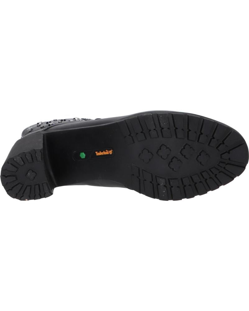 TIMBERLAND - Bottines à talons ALLINGTON - Cuir & clous - Noir
