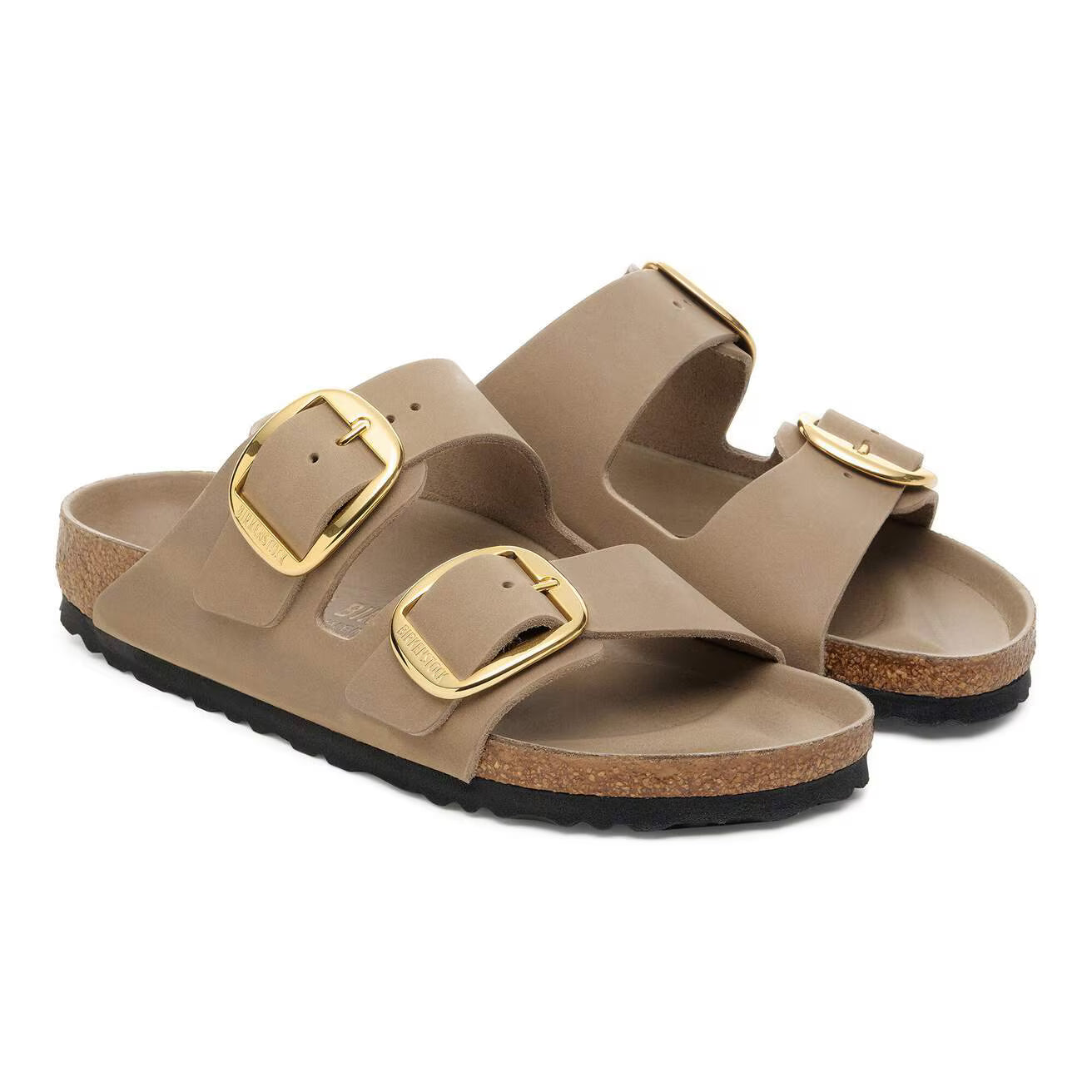 BIRKENSTOCK - Sandale ARIZONA - Grosse boucle - Cuir huilé - Tobacco brown