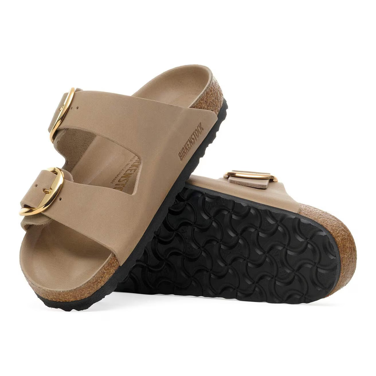 BIRKENSTOCK - Sandale ARIZONA - Grosse boucle - Cuir huilé - Tobacco brown