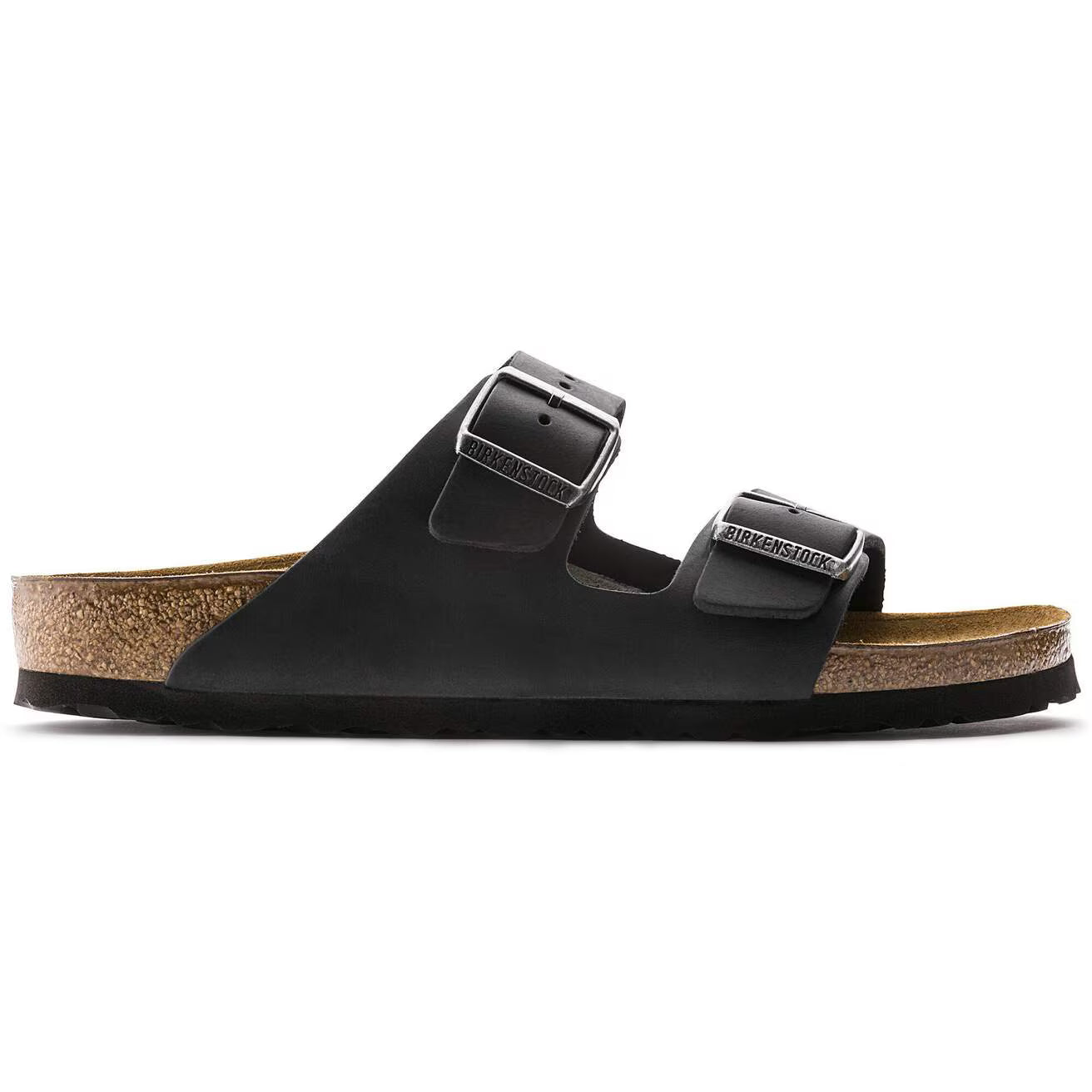 BIRKENSTOCK - Sandale ARIZONA - Cuir huilé - Noir