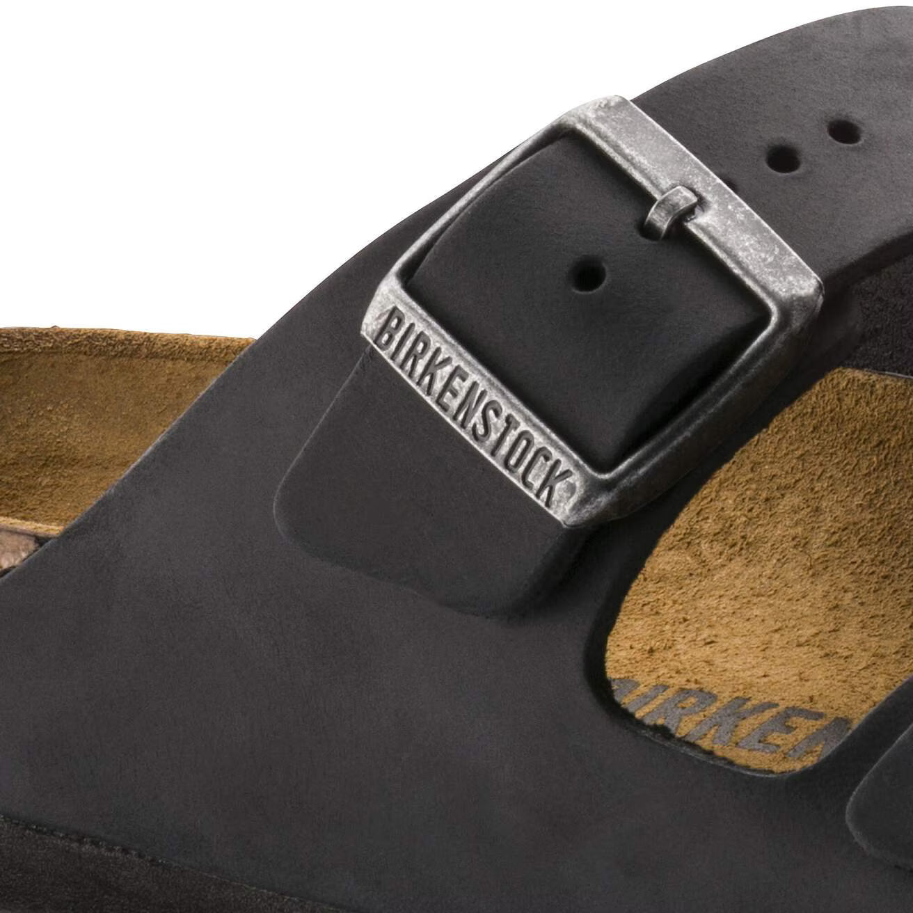 BIRKENSTOCK - Sandale ARIZONA - Cuir huilé - Noir