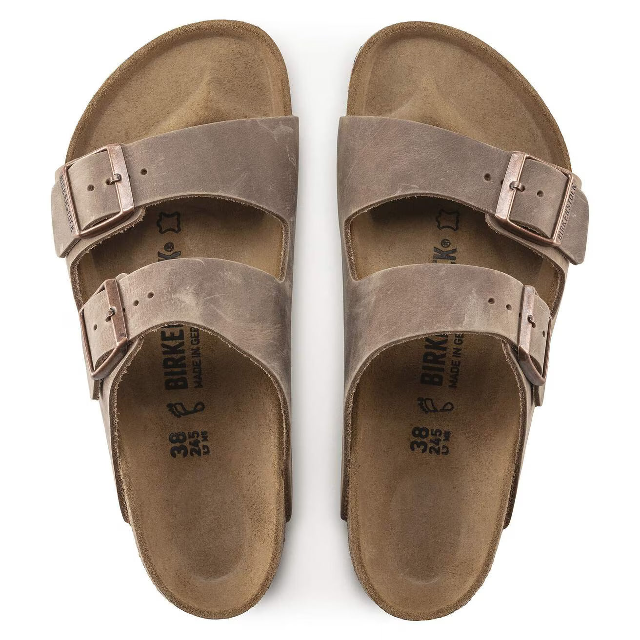 BIRKENSTOCK - Sandale ARIZONA - Cuir - Tobacco