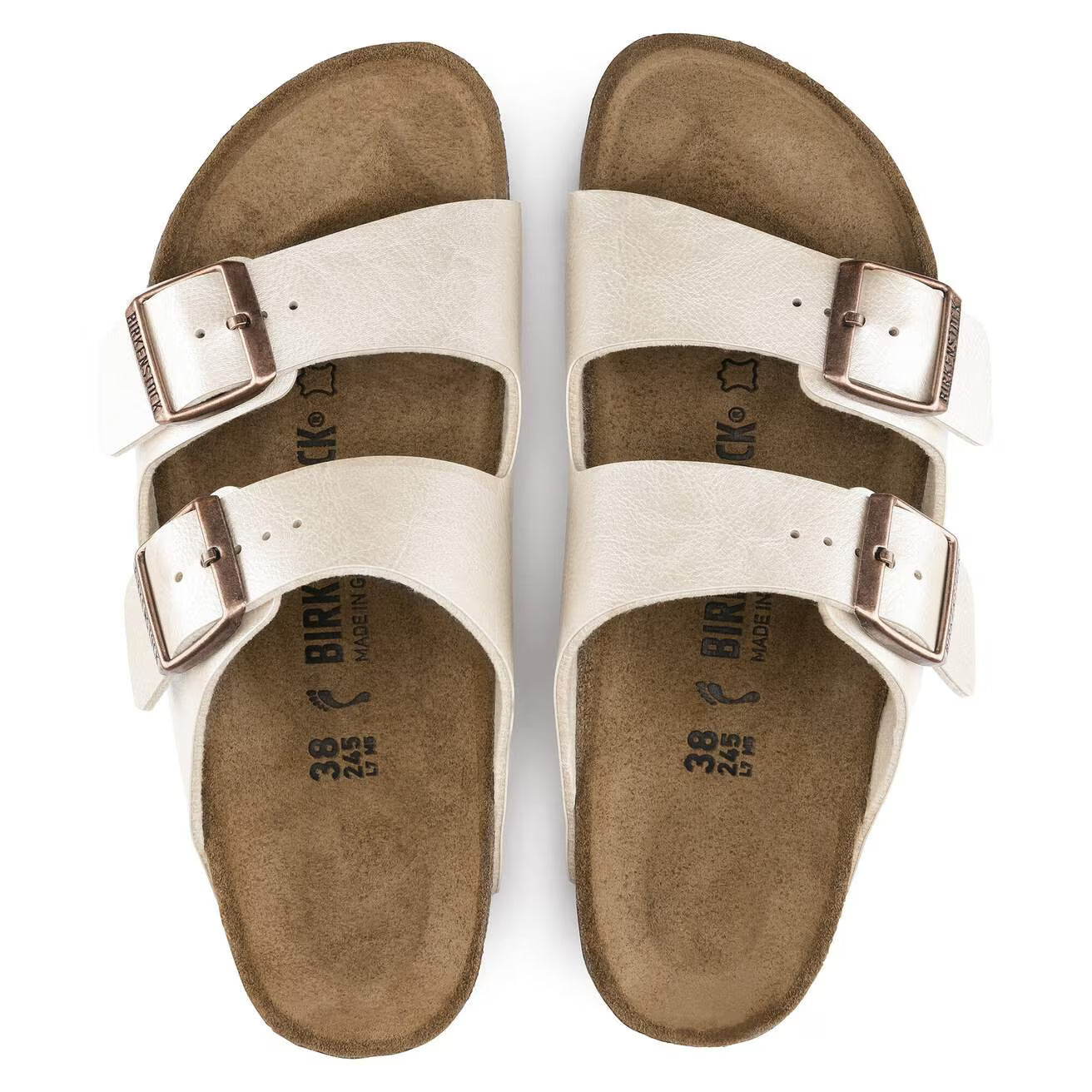 BIRKENSTOCK - Sandale ARIZONA - Graceful pearl white