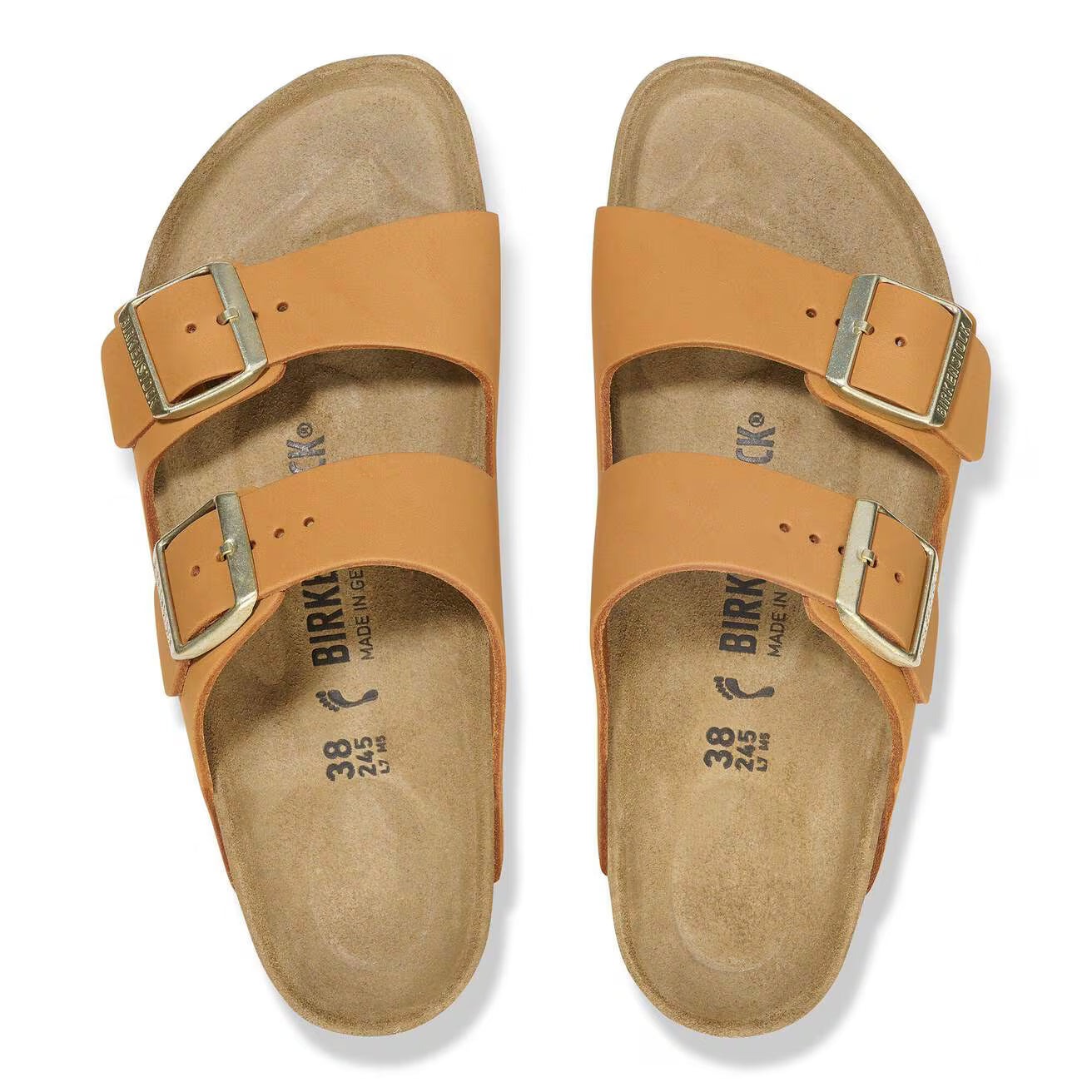 BIRKENSTOCK - Sandale ARIZONA - Nubuck - Burnt Orange