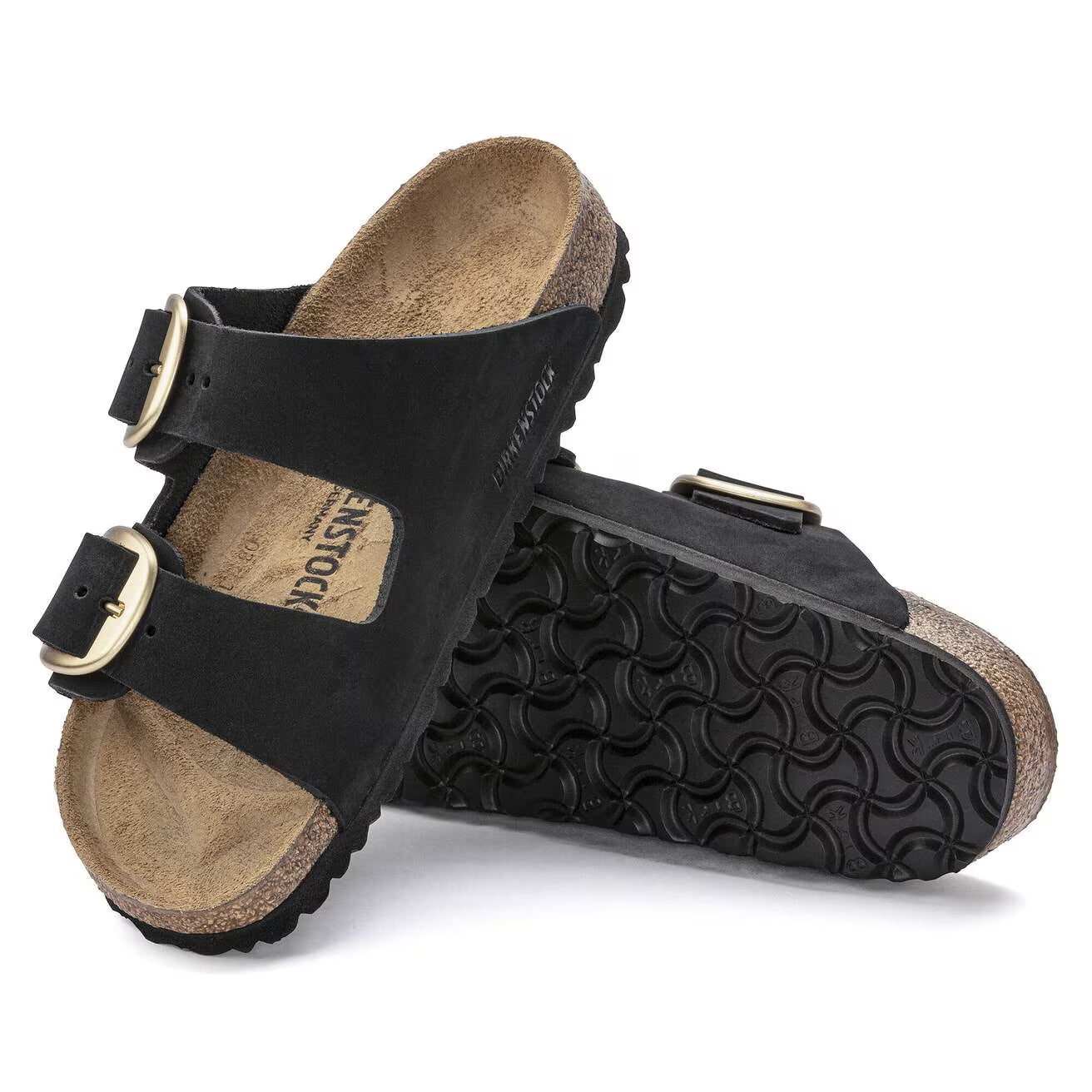 BIRKENSTOCK - Sandale ARIZONA - Grosse boucle - Nubuck - Desert black
