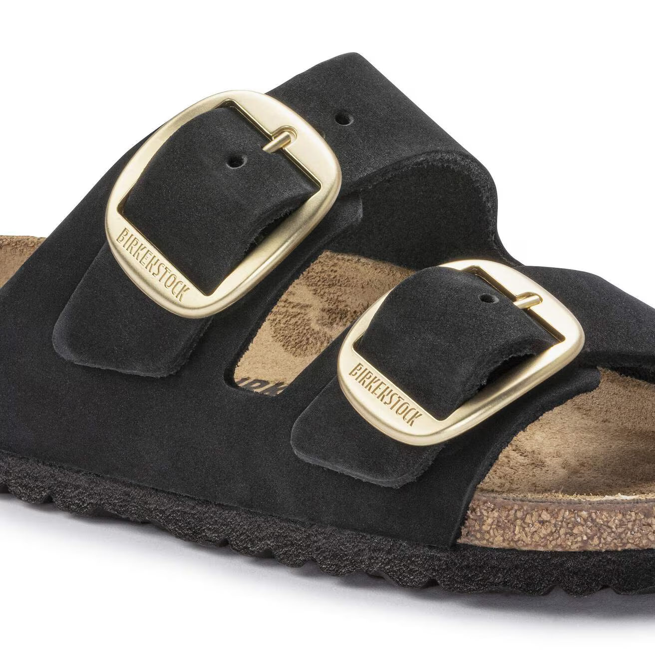 BIRKENSTOCK - Sandale ARIZONA - Grosse boucle - Nubuck - Desert black