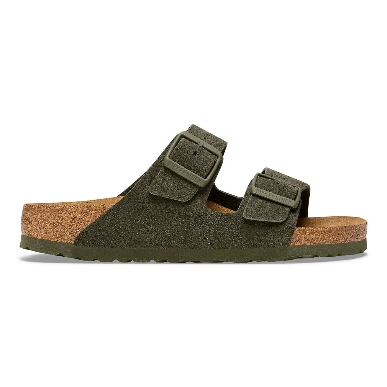 BIRKENSTOCK - Sandale ARIZONA - Suède - Lit de pied souple - Khaki